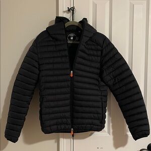 SAVE THE DUCK Men's Black Puffer Jacket